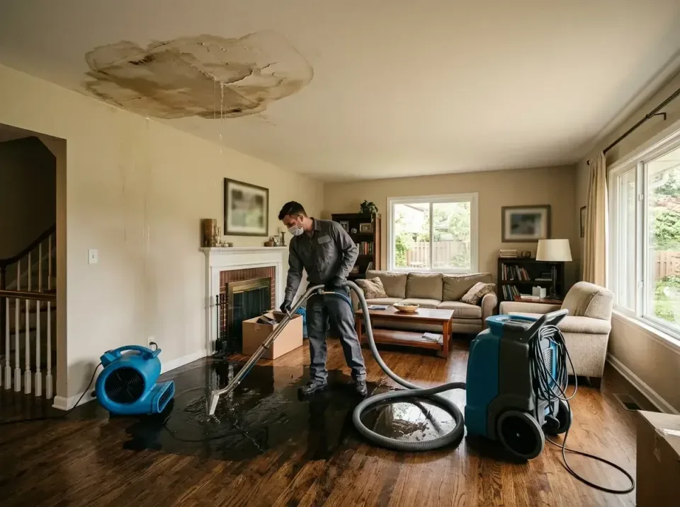 attic-pipe-burst-ceiling-drip-008 — frequently asked questions, Water Damage Restoration & Carpet Care in Fowlerville, MI